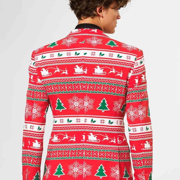 Opposuits Men’s Fun Ugly Christmas Suit 42 - Picture 2 of 10